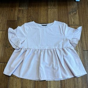 pink shein blouse